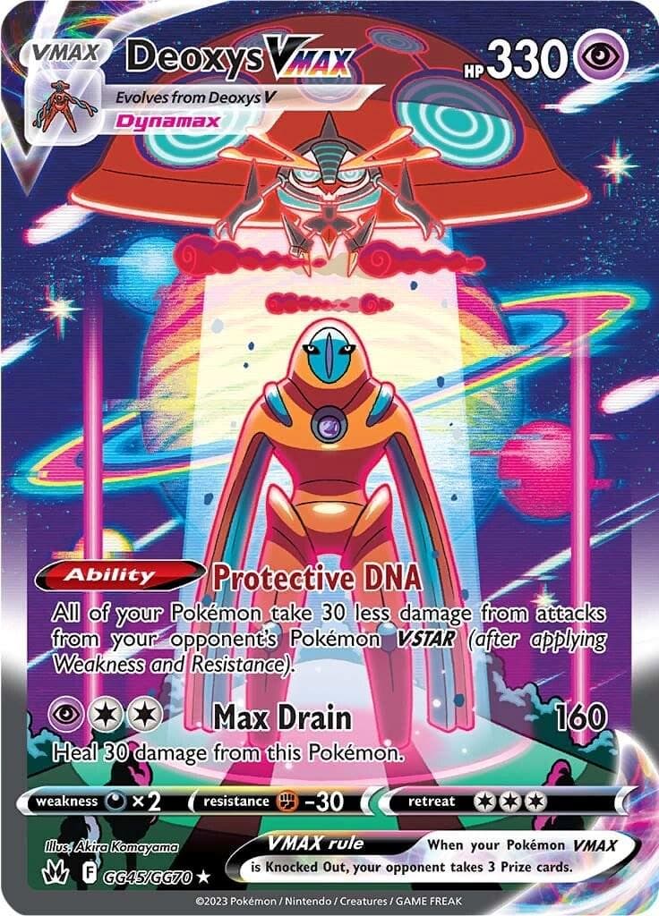 Deoxys VMAX #GG45 Pokemon Crown Zenith