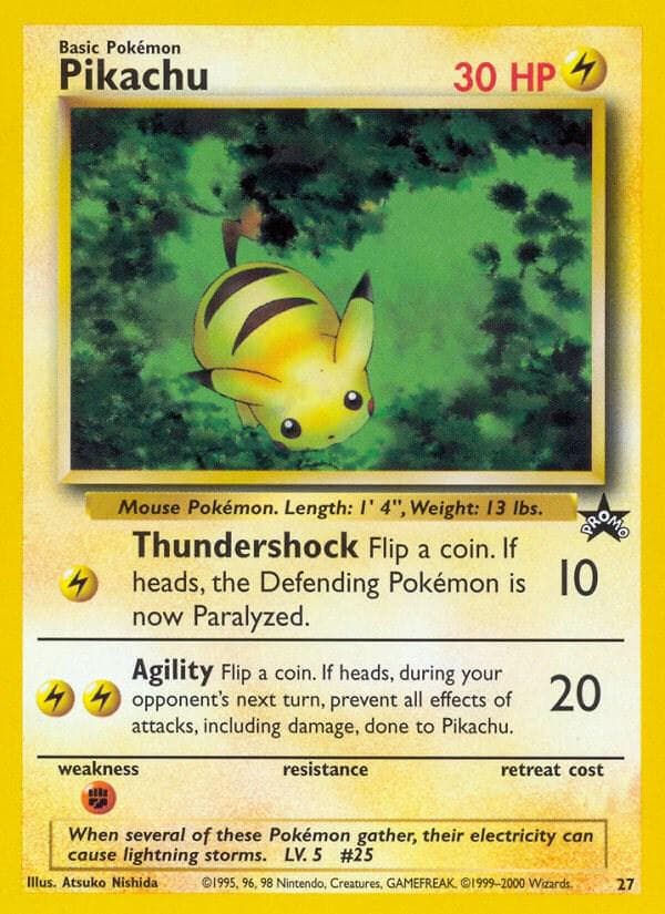 Pikachu #27 Pokemon Promo